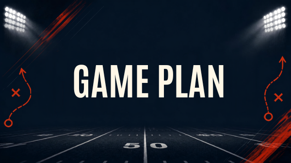 Game Plan sermon series title slide